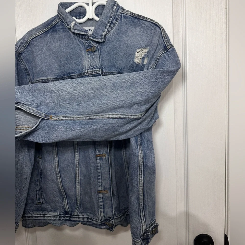 Old Navy Blue Denim Jacket - XL - Picture 2 of 7